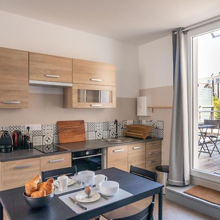 Yokoso - Studio Proche Chu Avec Terrasse Rennes Eksteriør billede