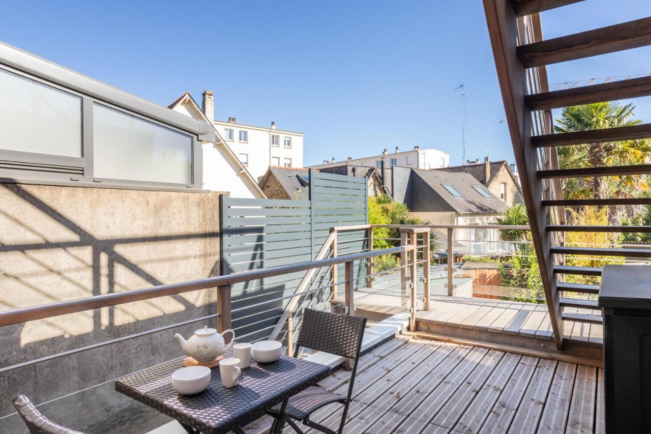 Yokoso - Studio Proche Chu Avec Terrasse Rennes Eksteriør billede